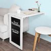 Mesa Plegable De Pared Con Pizarra Frontal Blanco