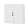 Armario Auxiliar Multiusos De Pared Con 2 Puertas Blanco L60 X H 60 Cm