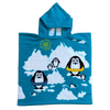 Pack Infantil Artic: Un Poncho Y Una Toalla De Playa De Microfibra 100% Poliéster