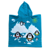 Pack Infantil Artic: Un Poncho Y Una Toalla De Playa De Microfibra 100% Poliéster