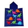 Poncho Infantil De Microfibra Dino