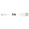 Cable Usb A Conector Iphone 2.1a Inkax 1 Metro Blanco