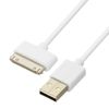 Cable Usb A Conector Apple 30 Pin 2.1a Inkax 1 Metro Blanco