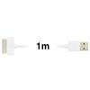 Cable Usb A Conector Apple 30 Pin 2.1a Inkax 1 Metro Blanco