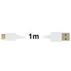 Cable Usb A Usb Tipo C 2.1a Inkax 1 Metro Blanco