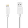 Inkax Cable Usb A Conector Iphone Apple 3 Metros – Blanco