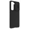 Carcasa Samsung S21 Plus Protector Cámara Surcado Camshield Pro Nillkin- Negro