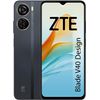 Zte Blade V40 Design, Smartphone 6.6" Fhd+, 6gb Ram, 128gb Almacenamiento, Triple Cámara 50mp, Batería De 4500mah, Carga Rápida 22,5w, Negro