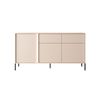 Cómoda Dast 3d2s Led 154x40x82 Beige