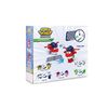 Super Wings Caja De 6 Figuras Transform-a-bot 5 Cm + Figuras De Pvc