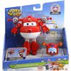 Super Wings - Supercharge Transforming Jett + Figura Super Mini Jett