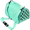 Transportin Bolsa Para Gatos Perros Conejos Bolso De Transporte Plegable Mascota Bolso Flexible Con Cremallera (azul)