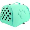 Transportin Bolsa Para Gatos Perros Conejos Bolso De Transporte Plegable Mascota Bolso Flexible Con Cremallera (azul)