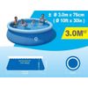 Piscina Aro Hinchable Avenli Prompt Set Pool Set De 300 Cm De Diámetro Y 63 Cm De Altura, Con Depuradora.