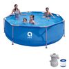 Piscina Tubular Montable Avenli. Capacidad 4383l. Medidas De 300cm Y 76cm, Con Depuradora.