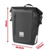 Bolsa Impermeable Para Bicicleta Sahoo 20l Fijación Trasera Portaequipajes Negro