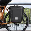 Bolsa Impermeable Para Bicicleta Sahoo 20l Fijación Trasera Portaequipajes Negro