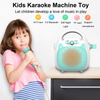 Veanxin Reproductor De Música Bluetooth Para Niños, Juguete Para Cantar, Máquina De Karaoke Para Niños, Juguete Para Niñas - Rosa