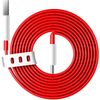 Cable De Carga Warp Oneplus De Tipo C A Tipo C 1 Metro Rojo Y Blanco 5481100047  Sin Embalaje