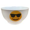 Bol Emoticonworld Gres/porcelana 14cm 650ml Blanco Emoticono Gafas Sol