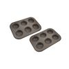 Moldes Para Magdalenas Bergner Baking Lovers Bg Chocolate (2 Unidades)