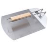 Pala Para Pizza Masterpro Foodies Acero Inoxidable Madera De Caucho 57,8 X 24,2 X 3,4 Cm Gris