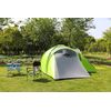 6 -plaeater Family Campsite Tent - Amplio Y Cómodo | 520 X 330 X 195 Cm | Verde Y Gris | Trendyflair