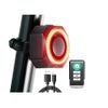 Luz Trasera De Bicicleta, Alarma De Bicicleta Luz Trasera De Alarma De Bicicleta Antirrobo, Campana De Alarma Electrónica De 110 Db, Resistente Al Agua Ip65 (negro)