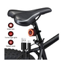 Luz Trasera De Bicicleta, Alarma De Bicicleta Luz Trasera De Alarma De Bicicleta Antirrobo, Campana De Alarma Electrónica De 110 Db, Resistente Al Agua Ip65 (negro)