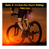 Luz Trasera Inteligente Para Bicicleta Con Control Remoto: Detección De Giro Inteligente, Modos De Emergencia Y Parpadeo Para Seguridad En La Conducción Nocturna (negro)
