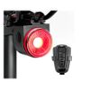 Luz Trasera De Bicicleta Inteligente: Luz De Freno Trasera De Bicicleta Recargable Por Usb Alarma Antirrobo Inalámbrica Luz Trasera Luces Traseras Intermitentes Led Rojas Automáticas Impermeable (negro)