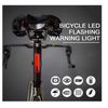 Luces Traseras De Bicicleta Impermeables Recargables Por Usb Luces Traseras Led De Seguridad Para Bicicleta De Montaña (negro)