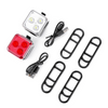 Luces Traseras Led Accesorios Para Ciclismo Aleación De Aluminio Rojo Carga Usb Luz Para Bicicleta Linterna Para Ciclismo Luz De Seguridad Para Ciclismo Bicicleta (negro)