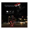 Luz Trasera Para Bicicleta - Luces Para Bicicleta Luz Trasera Para Bicicleta Sensor De Freno Inteligente Usb Impermeable 4 Modos Luz Trasera Para Bicicleta (negro)