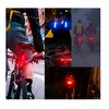 Luz Trasera Para Bicicleta Luz Trasera Led Roja Para Bicicleta Luz Trasera Para Bicicleta Recargable Por Usb Luz Trasera Para Bicicleta Impermeable De Alto Brillo (negro)
