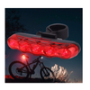 Luz Trasera Para Bicicleta, Luces Traseras De Advertencia De Seguridad Para Ciclismo A Prueba De Agua, Lámpara Trasera De Advertencia De 5 Led, Luz Trasera Para Bicicleta Para Montar En Bicicleta De Noche(negro)