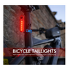 Luces Traseras Led Para Bicicleta, Recargables Por Usb, Paquete De 2 Luces Traseras Led Para Bicicleta, Luz Trasera Ultrabrillante Para Bicicleta, Luz Trasera Impermeable Para Bicicleta Con 7 Modos De Luz (negro)