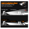 Luz Para Bicicleta, Luz Led Recargable Por Usb Para Bicicleta, Luz De Ciclismo Súper Brillante (6 Modos De Iluminación) (negro)