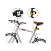 Luces De Bicicleta, 5 Modos De Luz Usb Recargable Impermeable Led Luz De Advertencia De Luz Trasera Con Control Remoto Inalámbrico (negro)