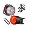 Luces Para Bicicleta Faro Delantero Y Trasero Y Luz Trasera, Luces Led Para Bicicleta Para Conducción Nocturna Juego De Luces Para Bicicleta Recargables Usb Súper Brillantes, Fácil De Montar Y Quitar, Resistente Al Agua, 3 Opciones De Modo De Luz (neg