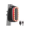 Luz De Bicicleta Luz Trasera Luz Led Automática Para Bicicleta Captura De Freno De Bicicleta Iluminación Para Bicicleta Lámpara De Bicicleta Recargable Por Usb (negro)