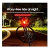 Luces De Bicicleta A Prueba De Agua Luz Trasera De Flash Luz Trasera De Bicicleta Luz Trasera Faro Y Luz Trasera Led Para Bicicleta Todoterreno (negro)