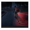 Sensor De Luz Trasera De Bicicleta Lámpara De Bicicleta Usb Linterna De Ciclismo Luz Trasera Luz De Sillín De Bicicleta Accesorios De Ciclismo (negro)