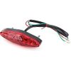 Luces De Freno Traseras De Motocicleta, Luz De Freno Luz De Señal Luz Trasera 12 V Universal 15 Led Luces De Advertencia De Matrícula Luz De Freno(rojo)