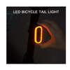 Luz De Bicicleta Luz Trasera Inteligente Para Bicicleta De 1 Pieza, Luz Trasera Led Recargable Para Bicicleta, Luz Trasera Con Sensor De Freno, Luz Trasera Para Bicicleta Que Se Puede Cargar Mediante Usb (negro)