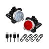 Luz Led Para Bicicleta, Luz Recargable Para Bicicleta Delantera Y Trasera, 4 Modos De Brillo, Iluminación Usb, A Prueba De Golpes, Impermeable, Para Mtb, Bicicleta De Montaña, Ciclista, Cochecito, Camping(negro)