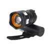 Luz Delantera Para Bicicleta Faro Led Con Zoom Y Soporte Para Bicicleta (negro)