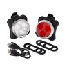 Lámpara Led Para Faro De Bicicleta, Luz Led Para Bicicleta, Luz Delantera Trasera Recargable Para Bicicleta, 4 Modos Intermitentes, Iluminación Usb Impermeable A Prueba De Golpes, Luz Trasera Para Bicicleta (negro)