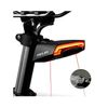 Luz De Bicicleta Luz Trasera De Bicicleta X5 Con Señales De Giro Automáticas Y Luz De Freno Control Remoto Inalámbrico Luz Trasera De Bicicleta Luz De Advertencia De Seguridad De Bicicleta Recargable Por Usb (negro)