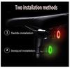 Luz Trasera De Bicicleta Colorida De Neón Recargable Ultrabrillante Ipx6 Impermeable De Fácil Montaje (negro)